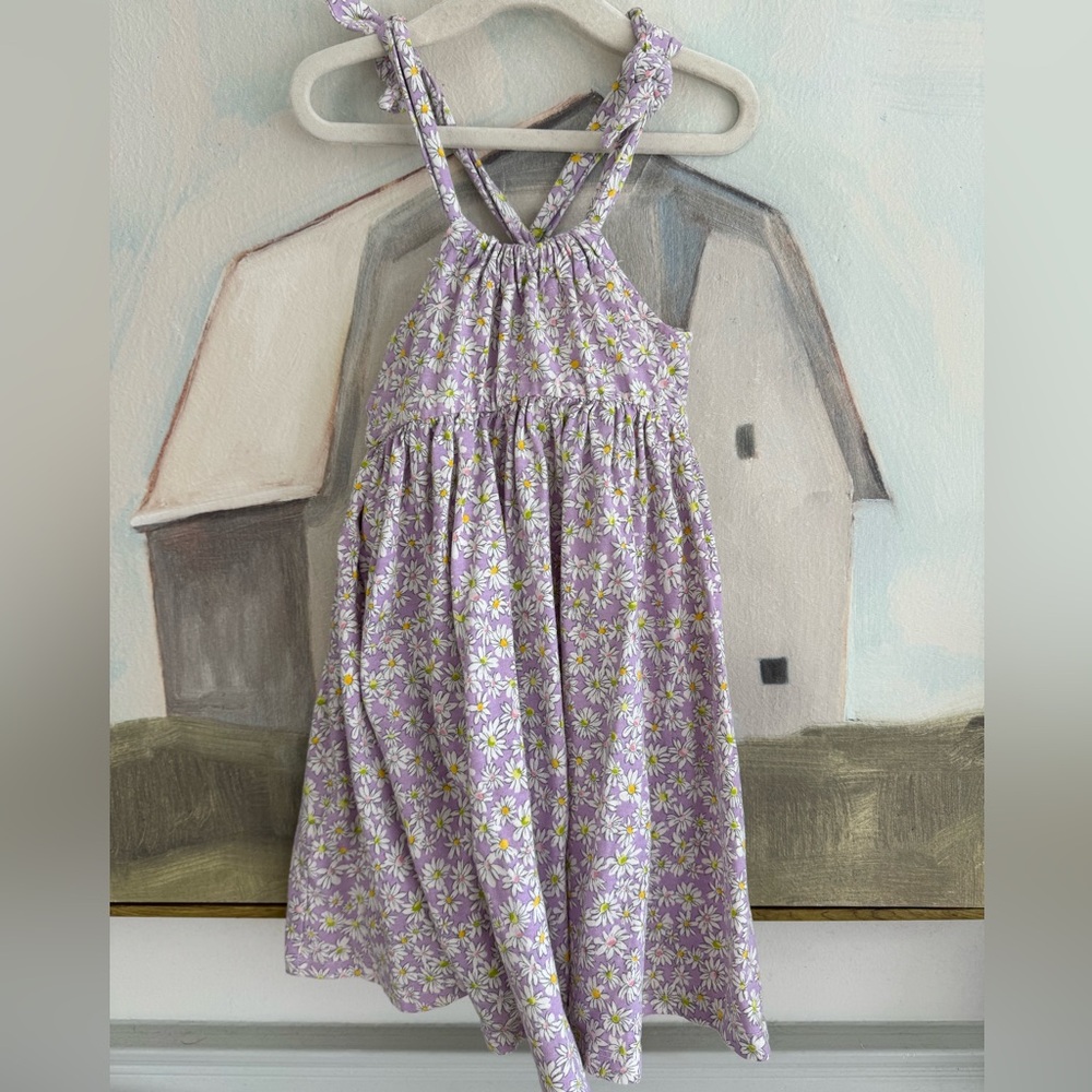 MAYORAL Light Purple Daisy Strappy Dress Size 3
